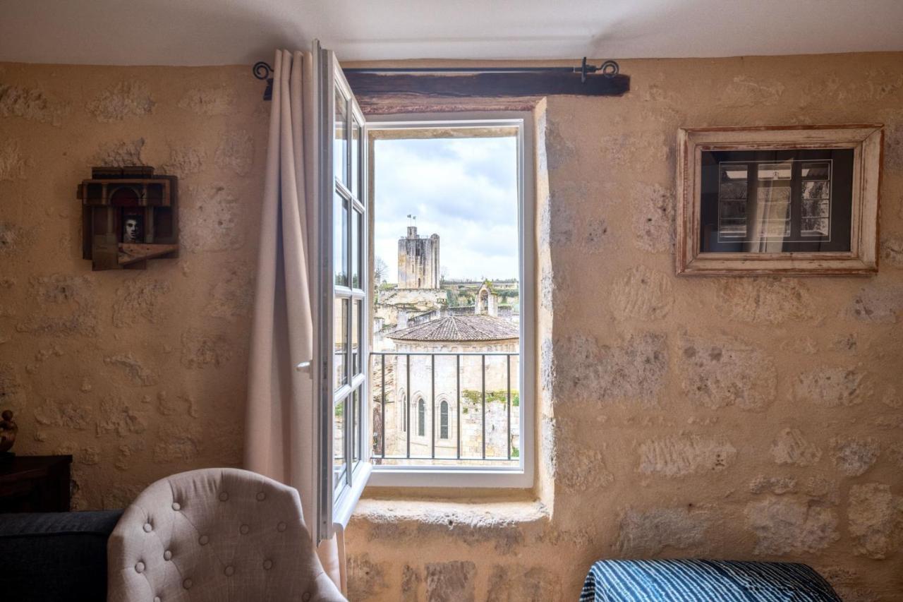 Elégant appartement tout confort avec climatisation dans le centre historique de ST Emilion Saint-Émilion Extérieur photo