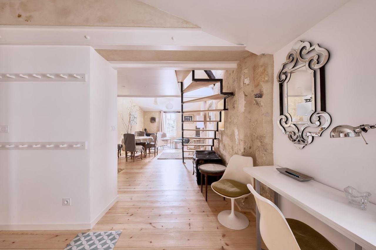 Elégant appartement tout confort avec climatisation dans le centre historique de ST Emilion Saint-Émilion Extérieur photo