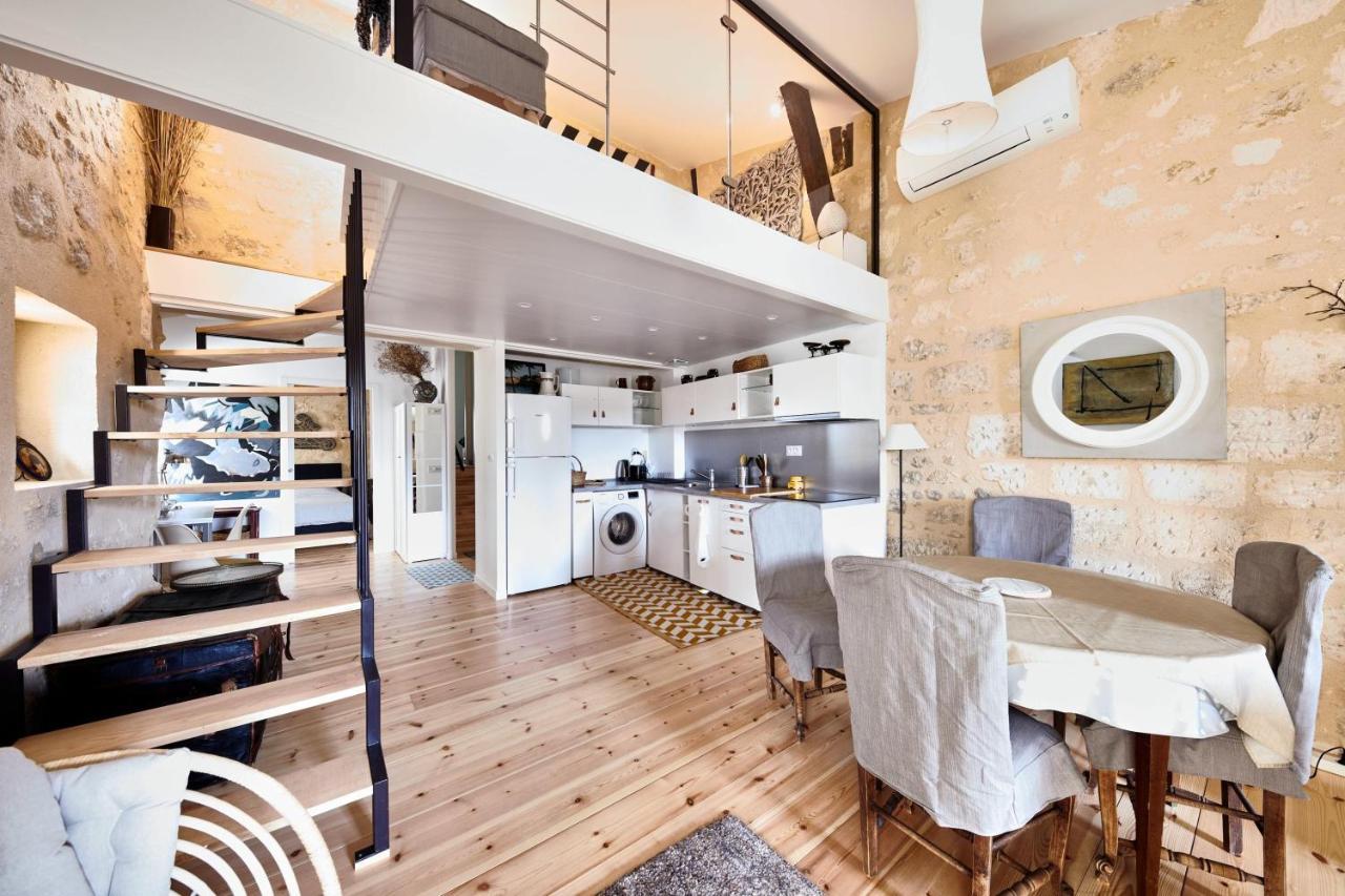 Elégant appartement tout confort avec climatisation dans le centre historique de ST Emilion Saint-Émilion Extérieur photo